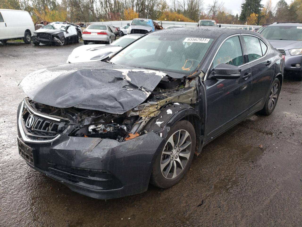 Photo 2 from auction – 2015 ACURA TLX TECH with VIN 19UUB1F59FA011376