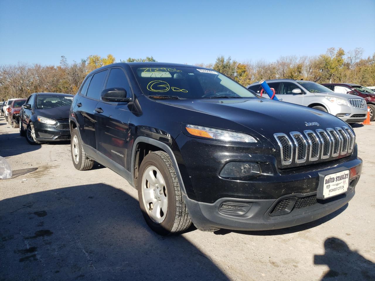Photo 1 from auction – 2015 JEEP CHEROKEE S with VIN 1C4PJLAB8FW712906