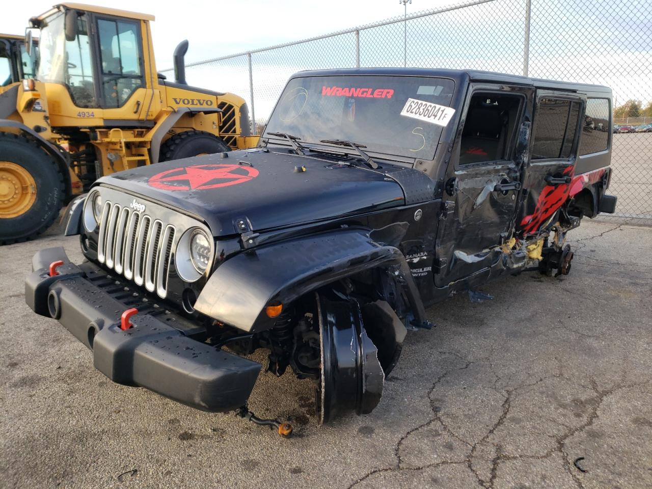 Photo 2 from auction – 2016 JEEP WRANGLER U with VIN 1C4BJWEG2GL323201