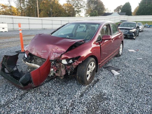Photo 2 from auction – 2010 HONDA CIVIC LX with VIN 19XFA1F53AE002592