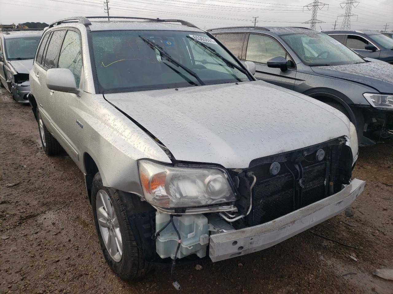 TOYOTA HIGHLANDER 2007 with VIN JTEEW21A770048091 - Photo from auction