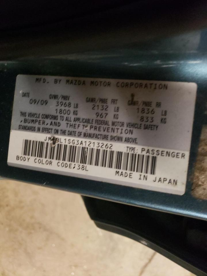 Photo 10 from auction – 2010 MAZDA 3 I with VIN JM1BL1SG3A1213262