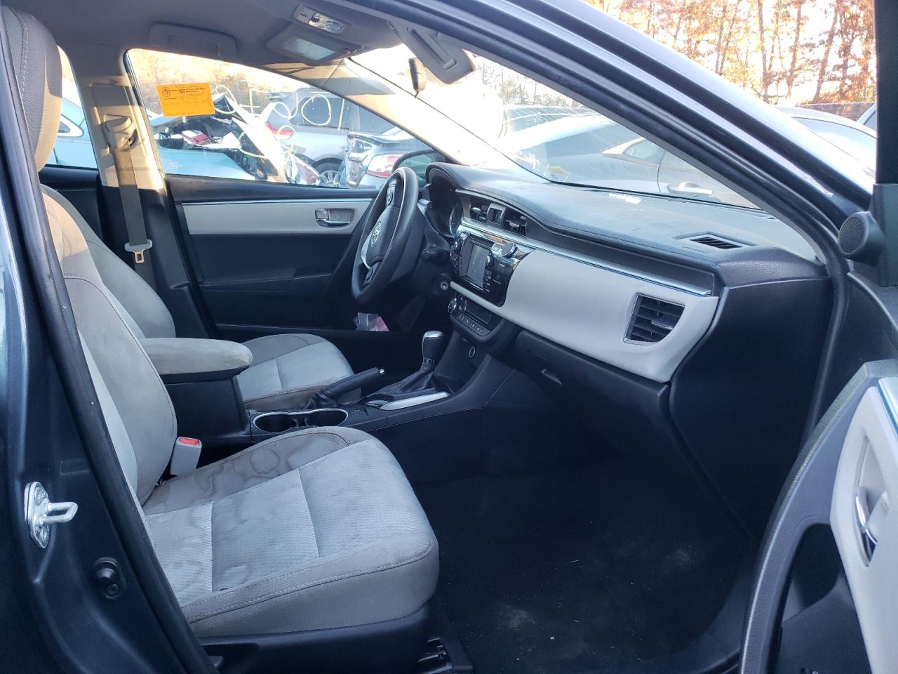 Photo 5 from auction – 2016 TOYOTA COROLLA L with VIN 2T1BURHE7GC651160