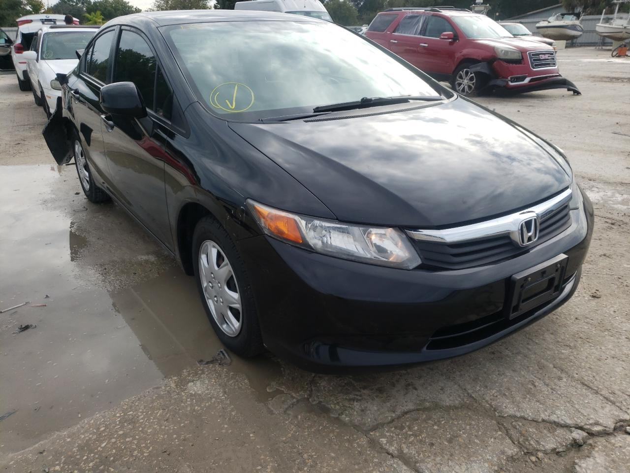 HONDA CIVIC LX 2012 con VIN JHMFB2F52CS000494 - Foto de la subasta