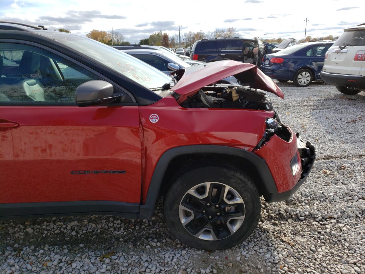 Photo 9 from auction – 2017 JEEP COMPASS TR with VIN 3C4NJDDB4HT632360