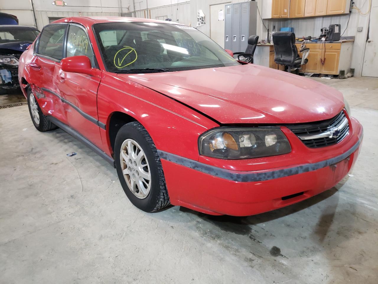 CHEVROLET IMPALA 2000 with VIN 2G1WF55E1Y9249346 - Photo from auction