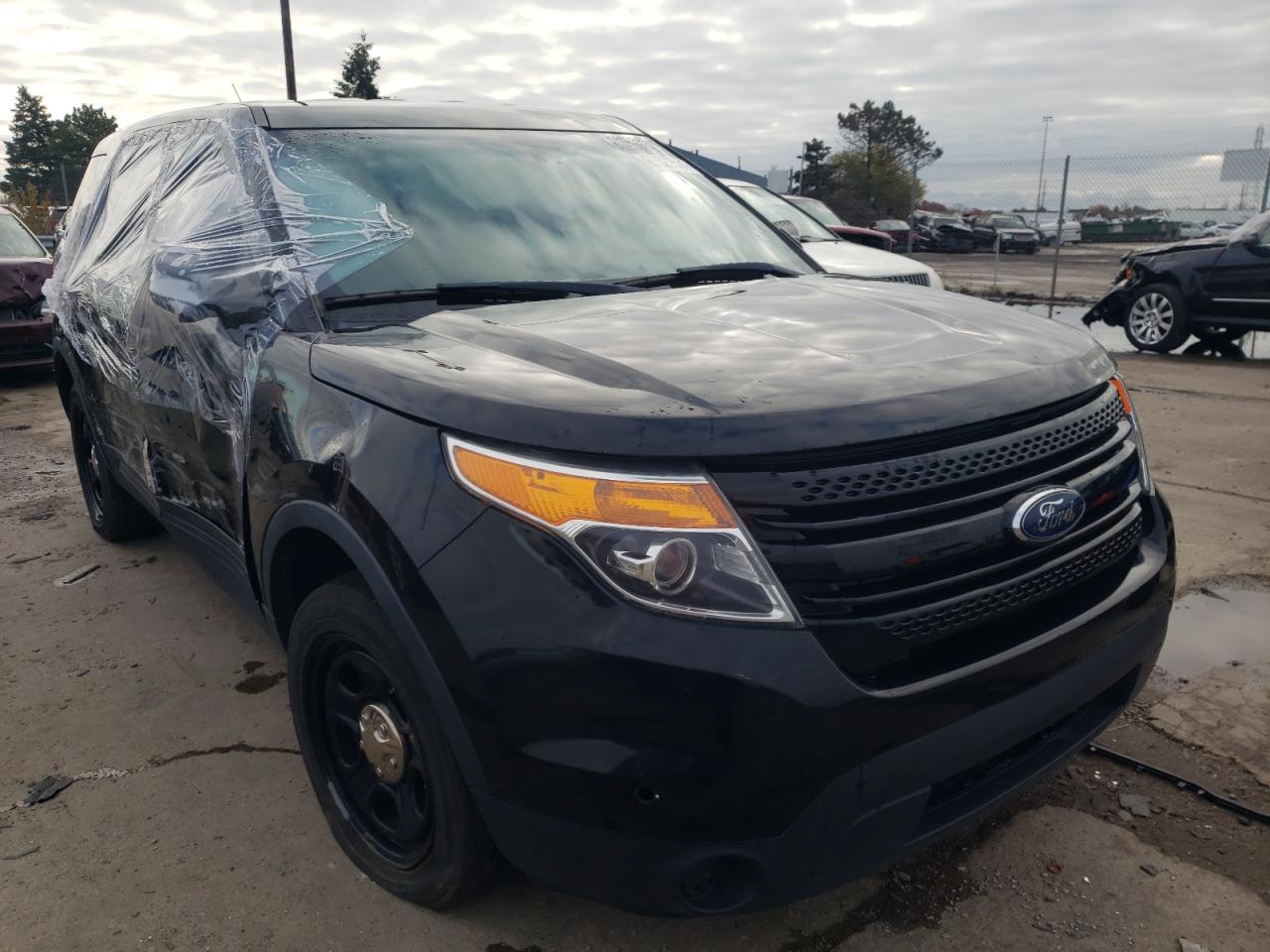 FORD EXPLORER P 2014 with VIN 1FM5K8AR2EGB38063 - Photo from auction