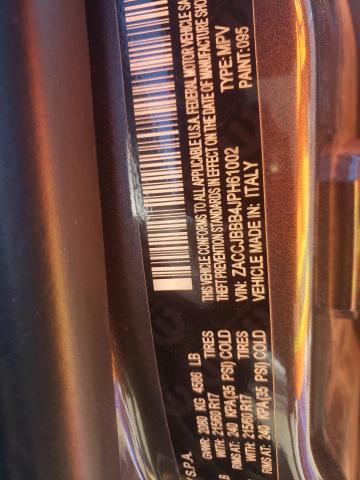 Photo 10 from auction – 2018 JEEP RENEGADE L with VIN ZACCJBBB4JPH61002