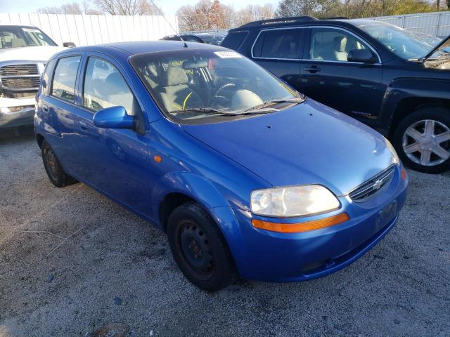 CHEVROLET AVEO 2004 with VIN KL1TD62674B274500 - Photo from auction