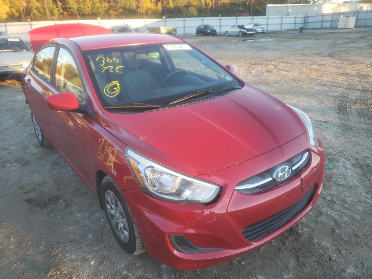 HYUNDAI ACCENT SE 2016 with VIN KMHCT4AE6GU107199 - Photo from auction