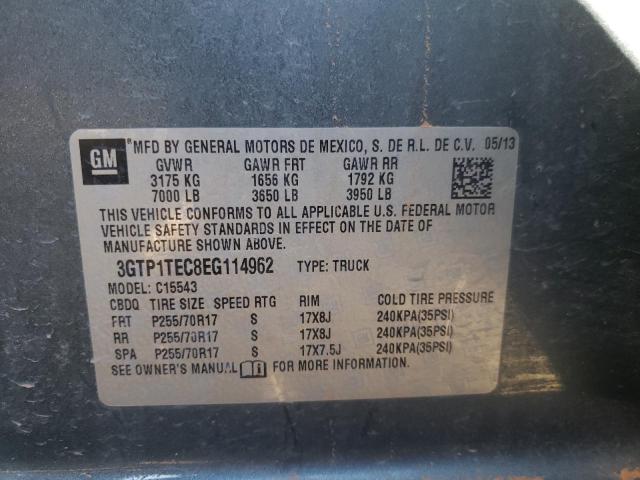 Photo 10 from auction – 2014 GMC SIERRA C15 with VIN 3GTP1TEC8EG114962