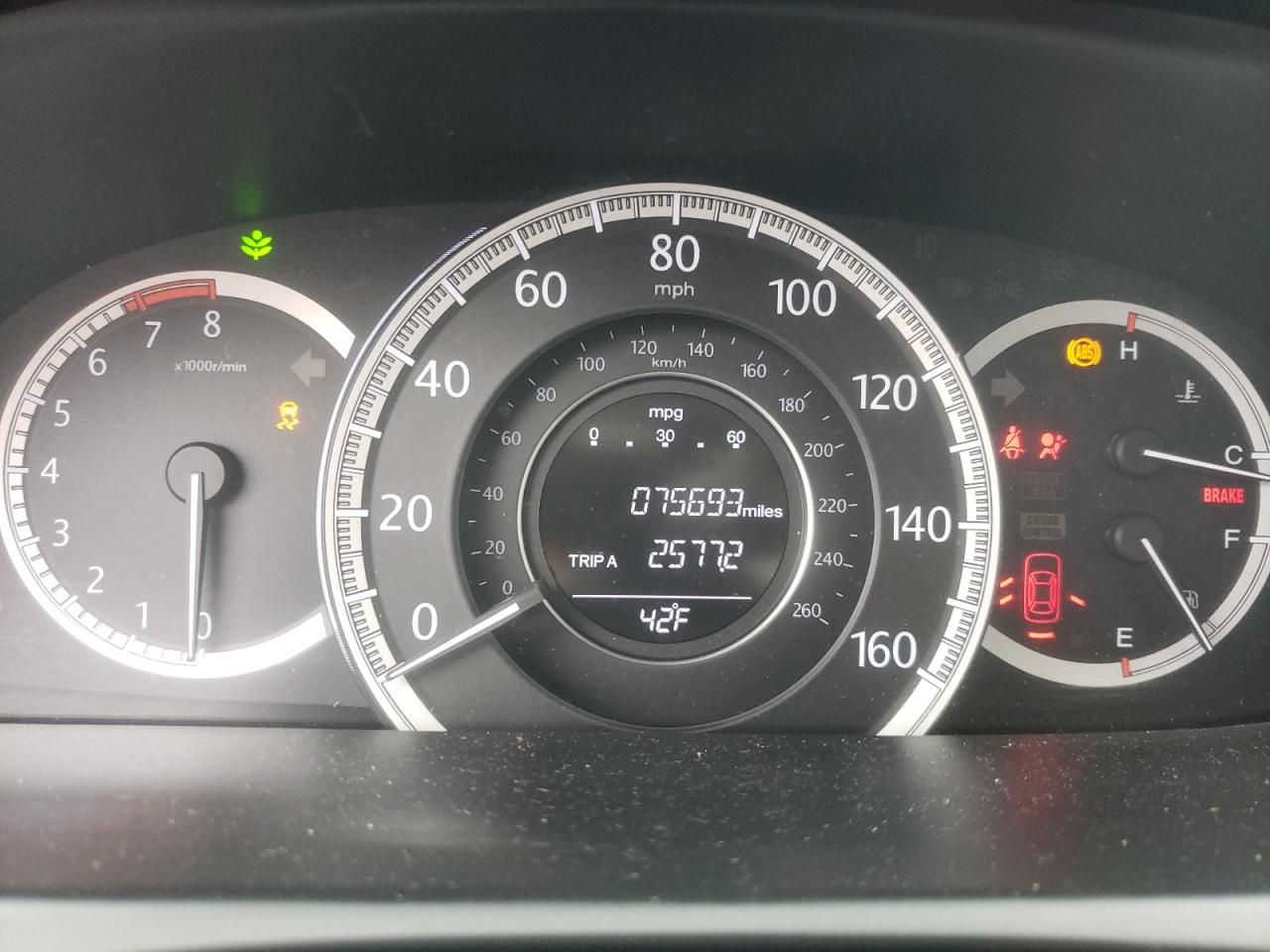 Photo 8 from auction – 2015 HONDA ACCORD EX with VIN 1HGCR2E78FA025818