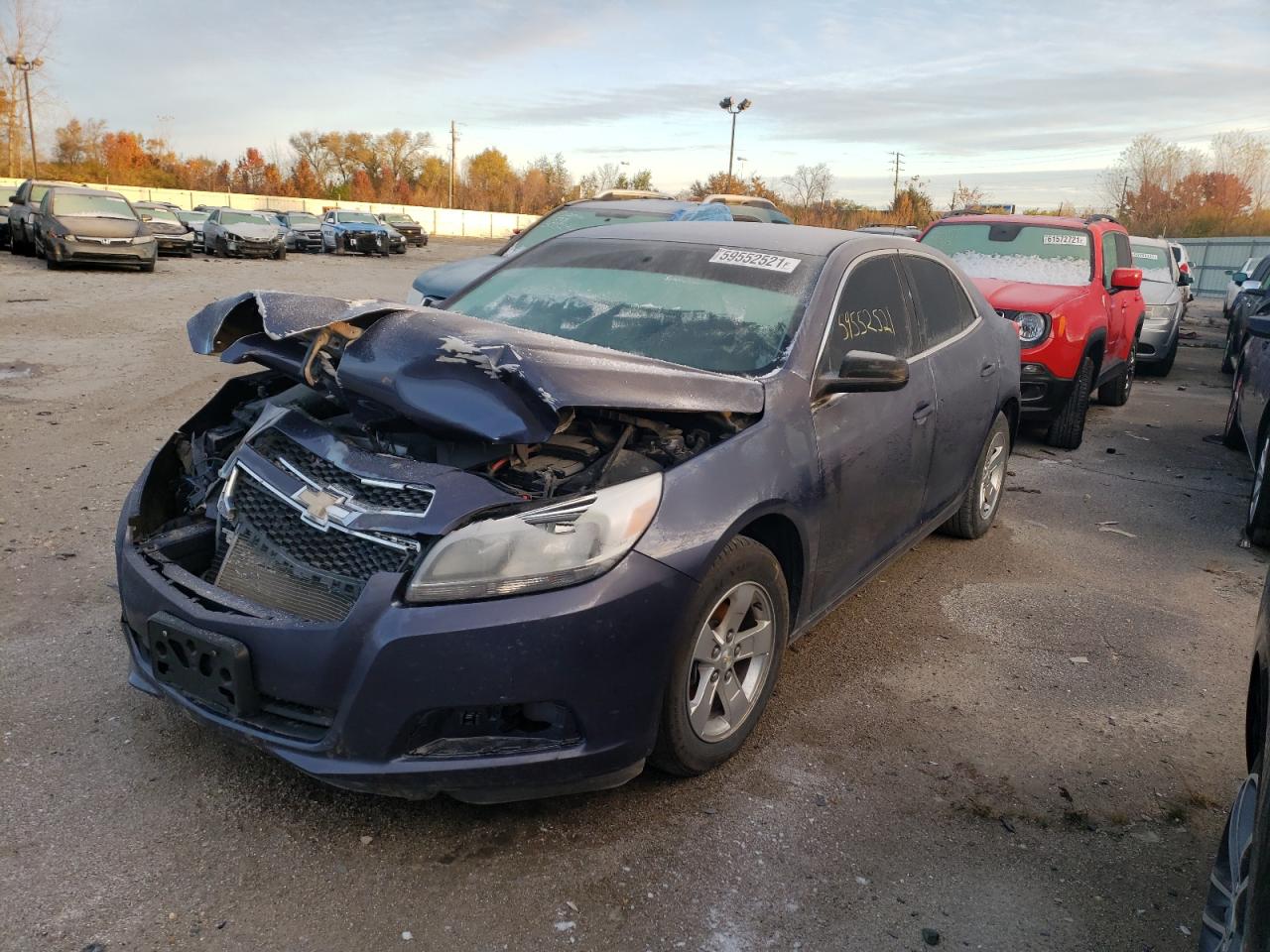 Photo 2 from auction – 2013 CHEVROLET MALIBU LS with VIN 1G11B5SA1DF337788