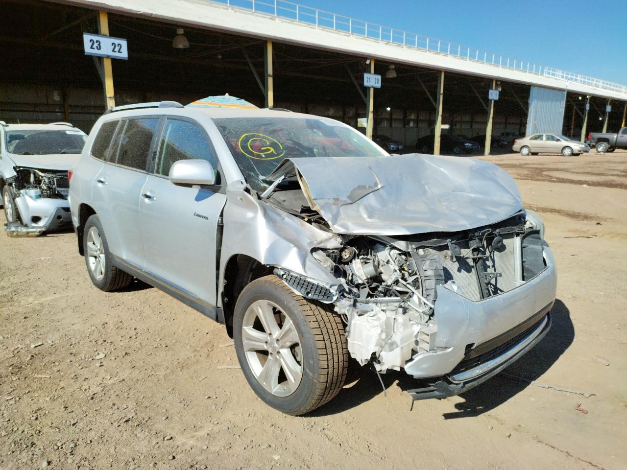 TOYOTA HIGHLANDER 2013 с VIN 5TDYK3EH2DS117692 - Фото с аукциона