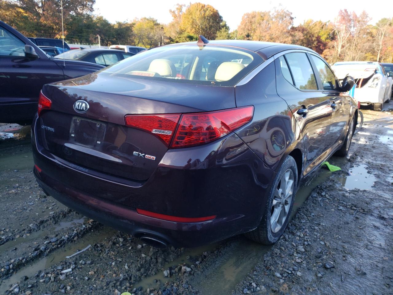 Photo 4 from auction – 2013 KIA OPTIMA EX with VIN 5XXGN4A78DG119101