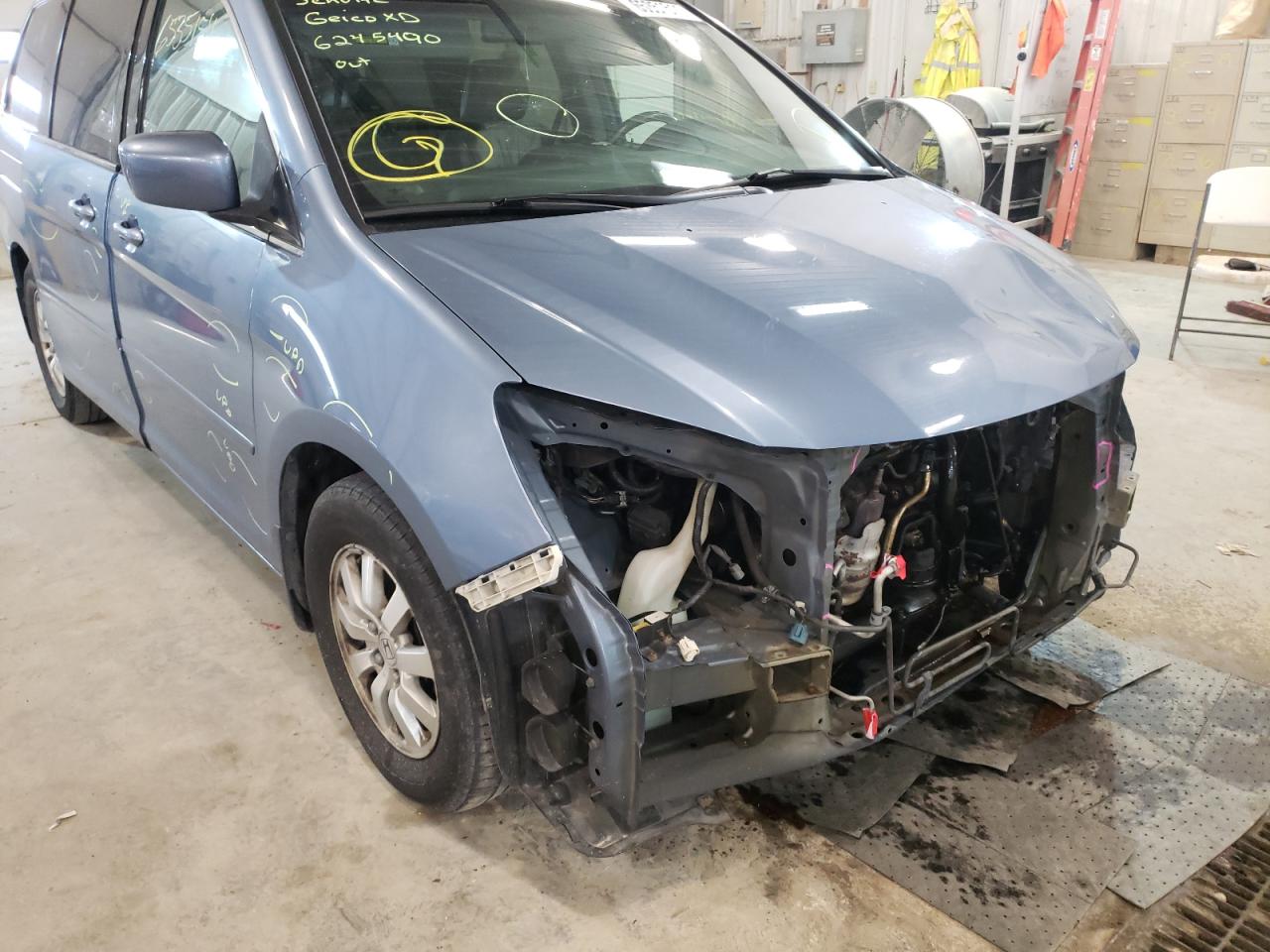 Photo 9 from auction – 2008 HONDA ODYSSEY EX with VIN 5FNRL38788B094367