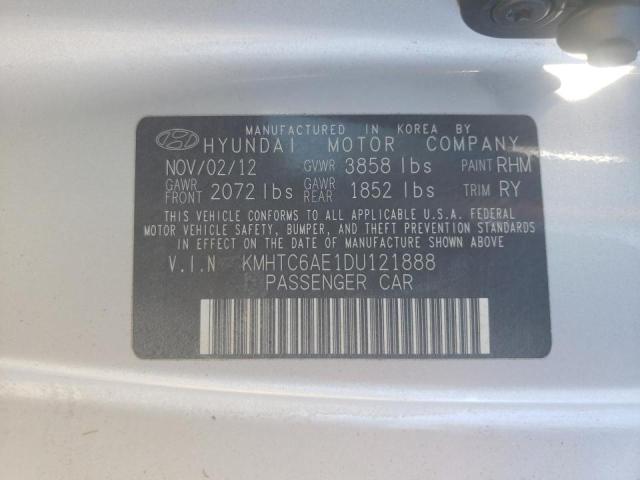 Photo 10 from auction – 2013 HYUNDAI VELOSTER T with VIN KMHTC6AE1DU121888
