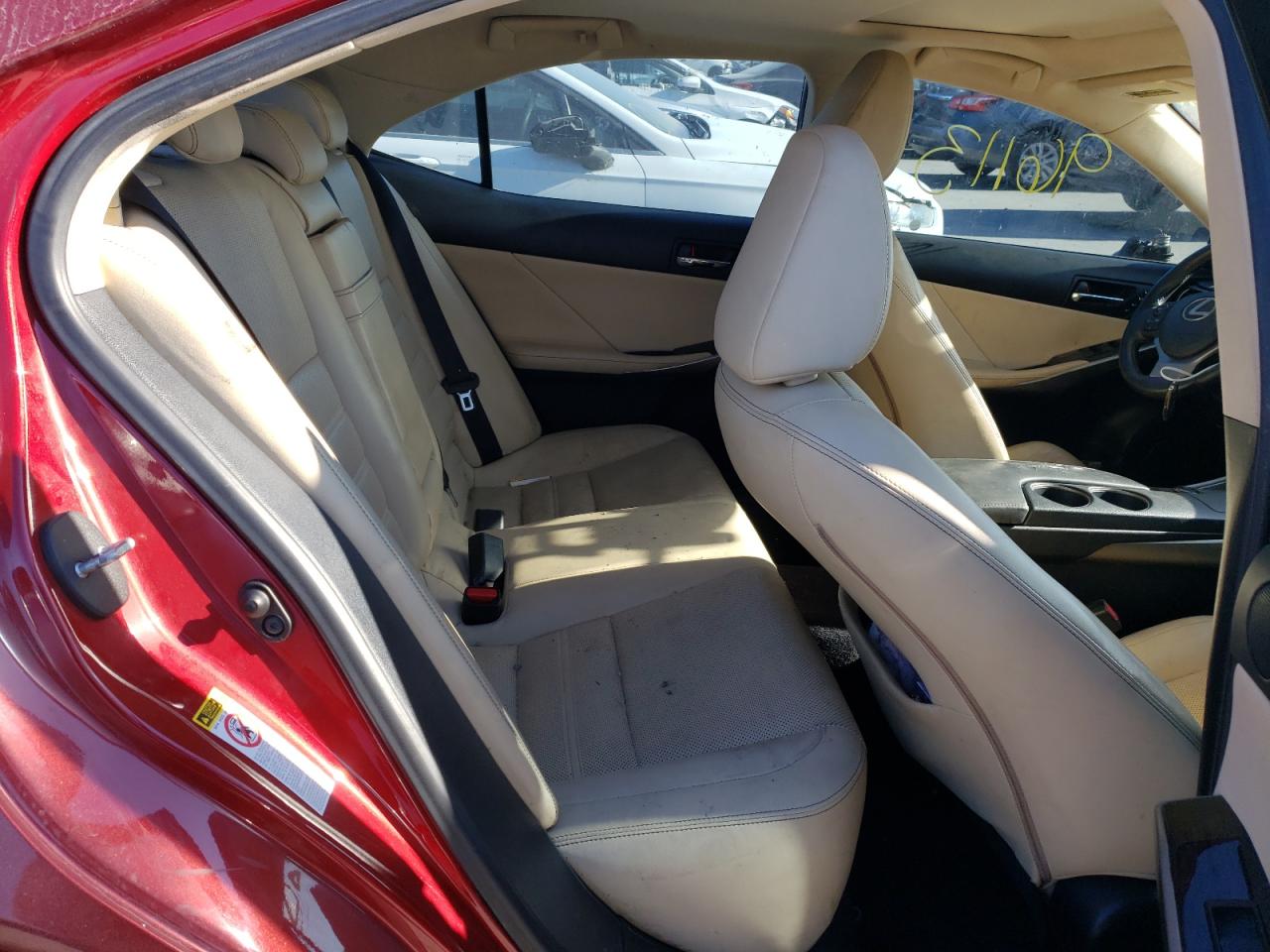 Photo 6 from auction – 2014 LEXUS IS 350 with VIN JTHBE1D24E5004458