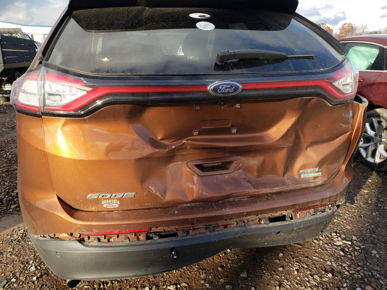 Photo 9 from auction – 2017 FORD EDGE SEL with VIN 2FMPK3J98HBC28468