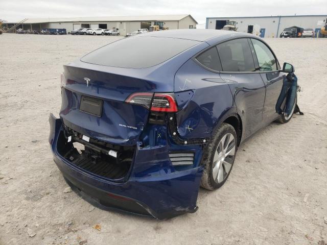 Foto 4 de la subasta – 2021 TESLA MODEL Y con VIN 5YJYGDEE9MF088726
