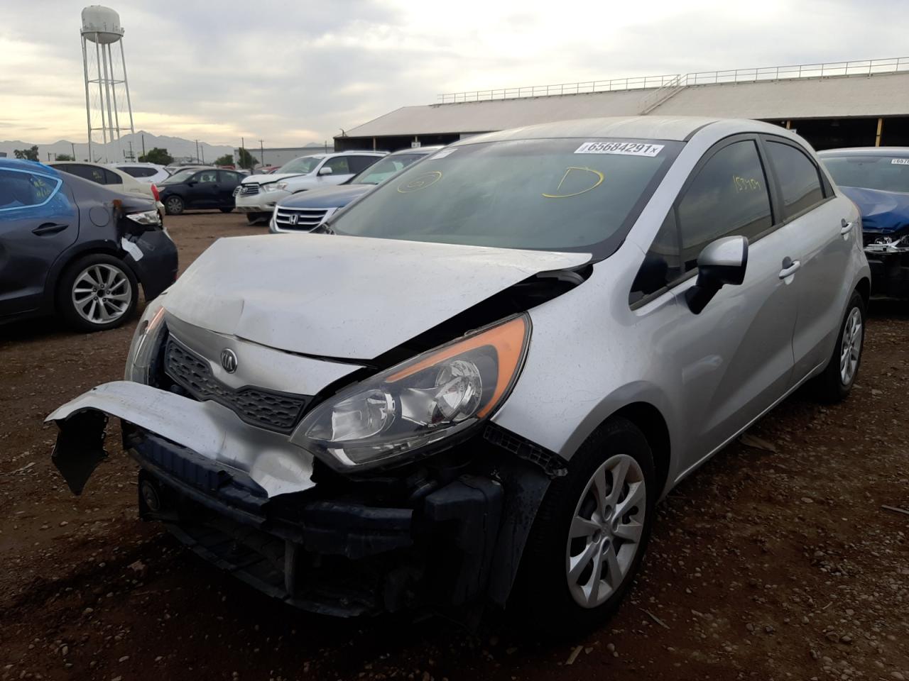 Photo 2 from auction – 2013 KIA RIO LX with VIN KNADM5A32D6226312
