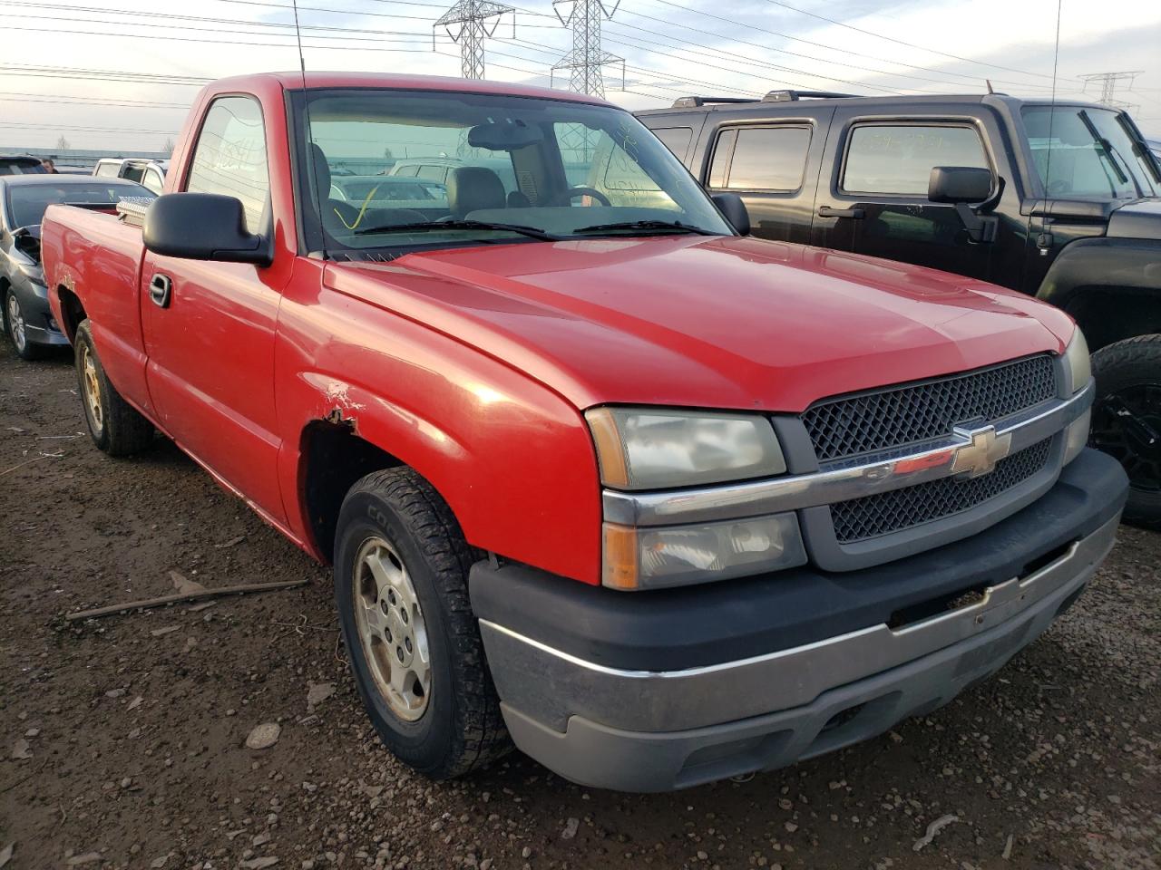 CHEVROLET SILVERADO 2004 with VIN 1GCEC14X64Z148634 - Photo from auction