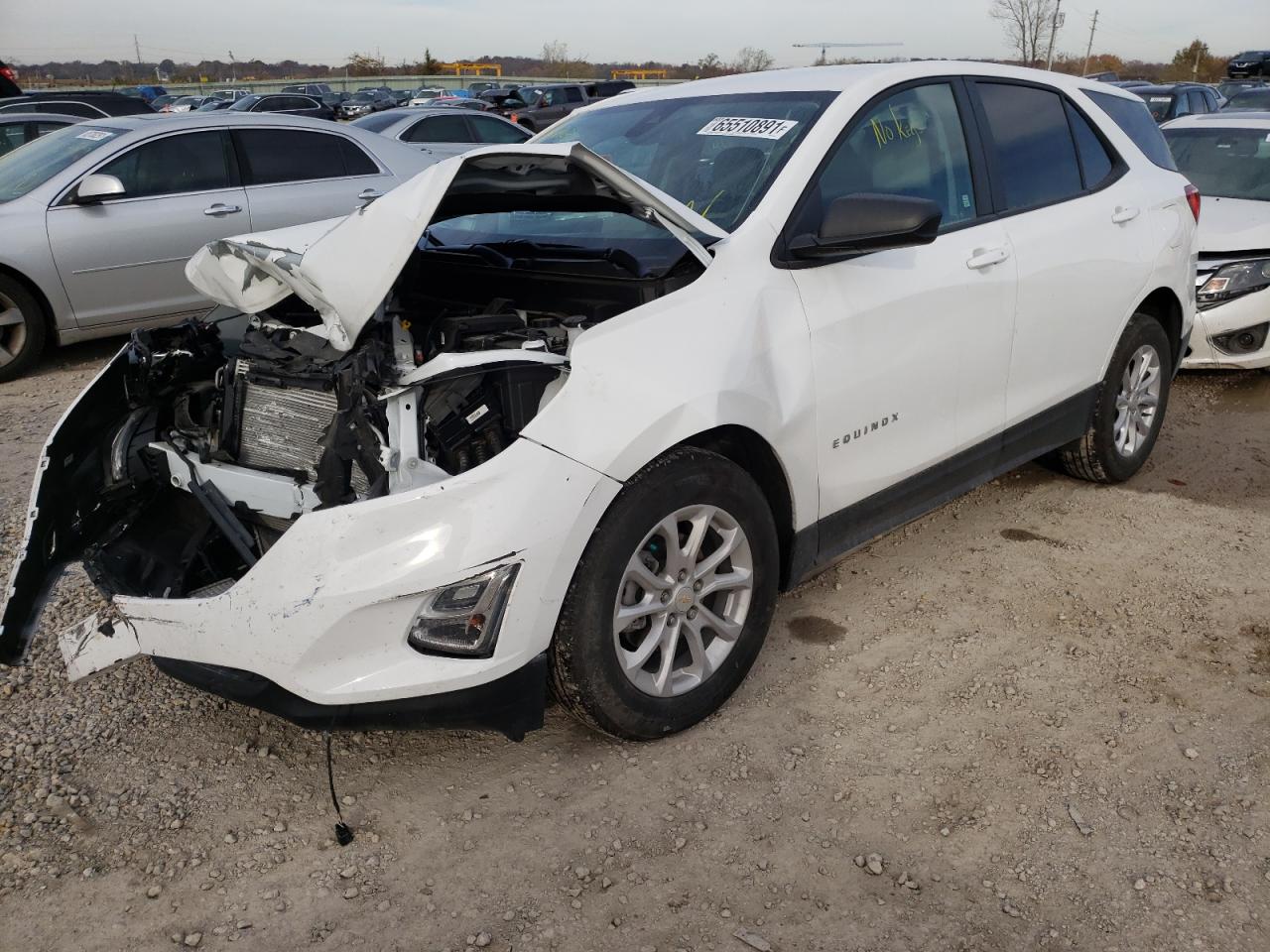 Photo 2 from auction – 2021 CHEVROLET EQUINOX LS with VIN 3GNAXHEV5MS101902