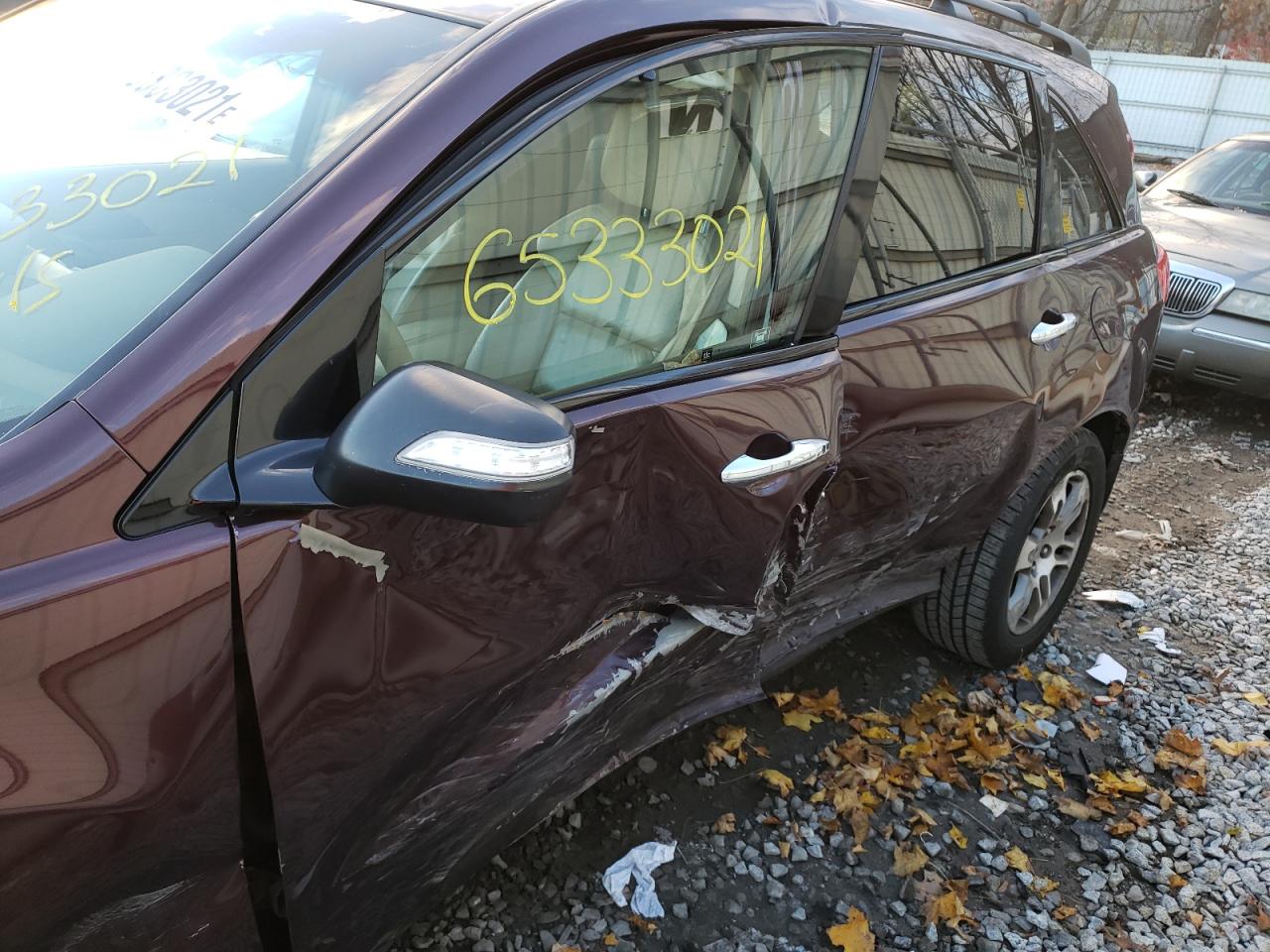 Photo 9 from auction – 2008 ACURA MDX TECHNO with VIN 2HNYD284X8H545179