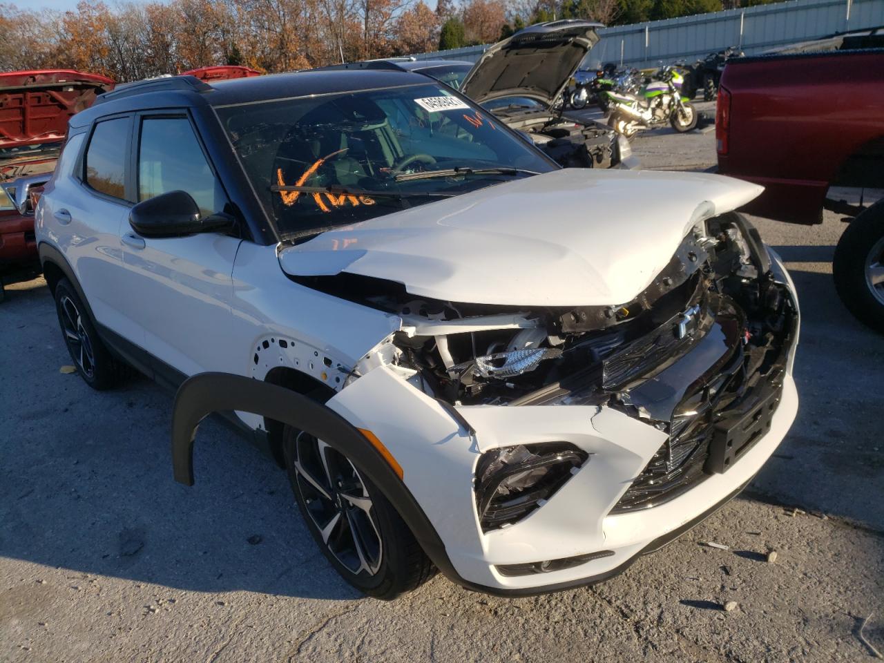 Photo 1 from auction – 2022 CHEVROLET TRAILBLAZE with VIN KL79MTSL9NB023578