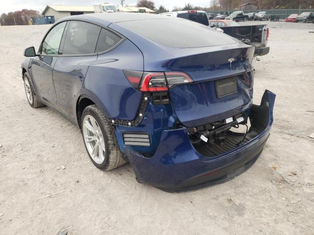 Foto 3 de la subasta – 2021 TESLA MODEL Y con VIN 5YJYGDEE9MF088726