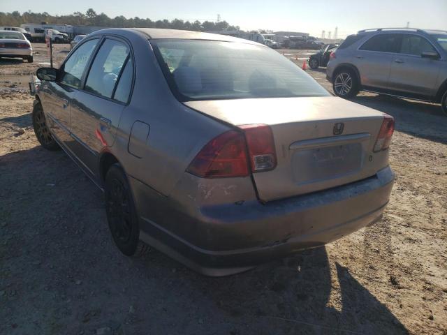 Photo 3 from auction – 2004 HONDA CIVIC LX with VIN 2HGES16554H585329