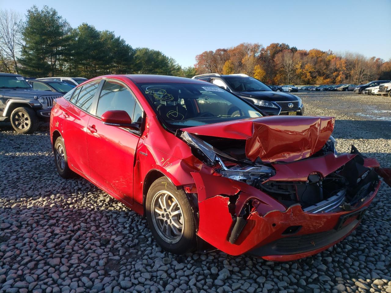Photo 1 from auction – 2019 TOYOTA PRIUS with VIN JTDKARFU0K3073293