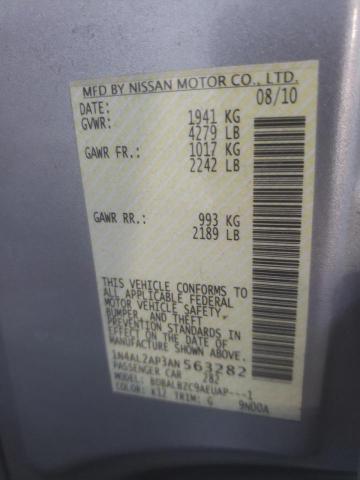 Photo 10 from auction – 2010 NISSAN ALTIMA BAS with VIN 1N4AL2AP3AN563282