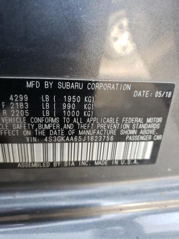 Photo 10 from auction – 2018 SUBARU IMPREZA with VIN 4S3GKAA65J1623756