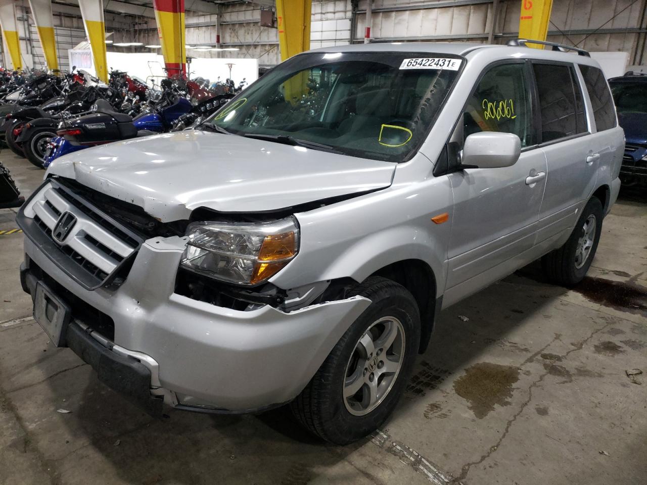 Photo 2 from auction – 2008 HONDA PILOT EX with VIN 5FNYF18458B022930