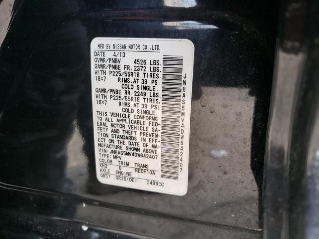 Photo 10 from auction – 2013 NISSAN ROGUE S with VIN JN8AS5MV4DW642407