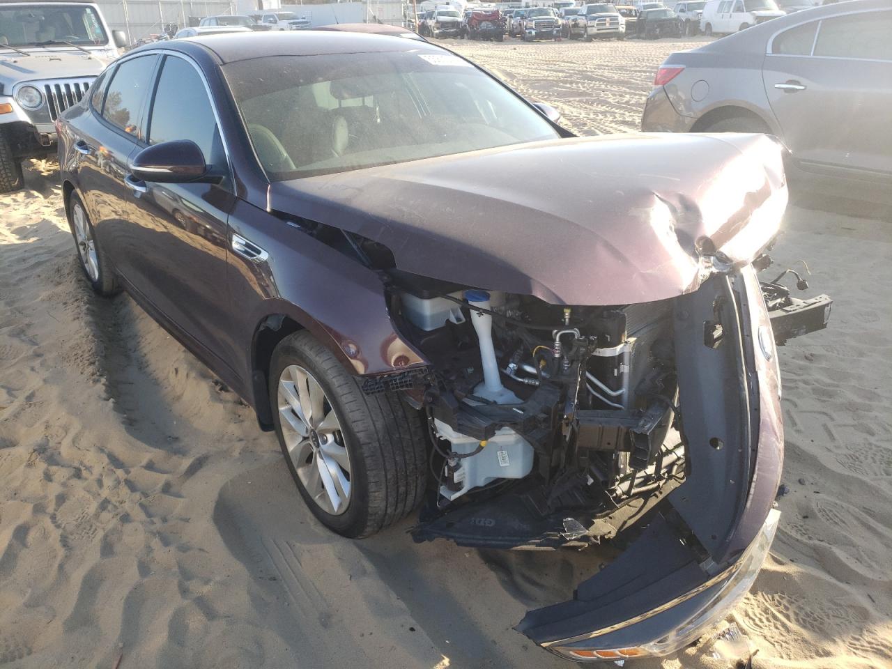 KIA OPTIMA EX 2016 con VIN 5XXGU4L38GG115017 - Foto de la subasta