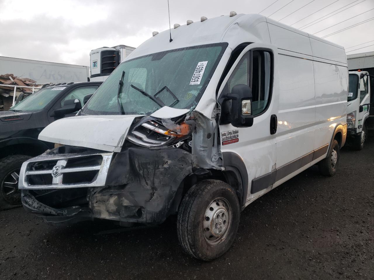 Photo 2 from auction – 2016 RAM PROMASTER with VIN 3C6TRVDD2GE128942
