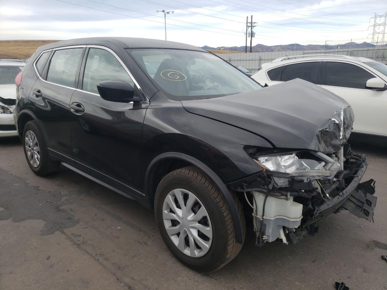 NISSAN ROGUE S 2017 with VIN KNMAT2MT5HP552012 - Photo from auction