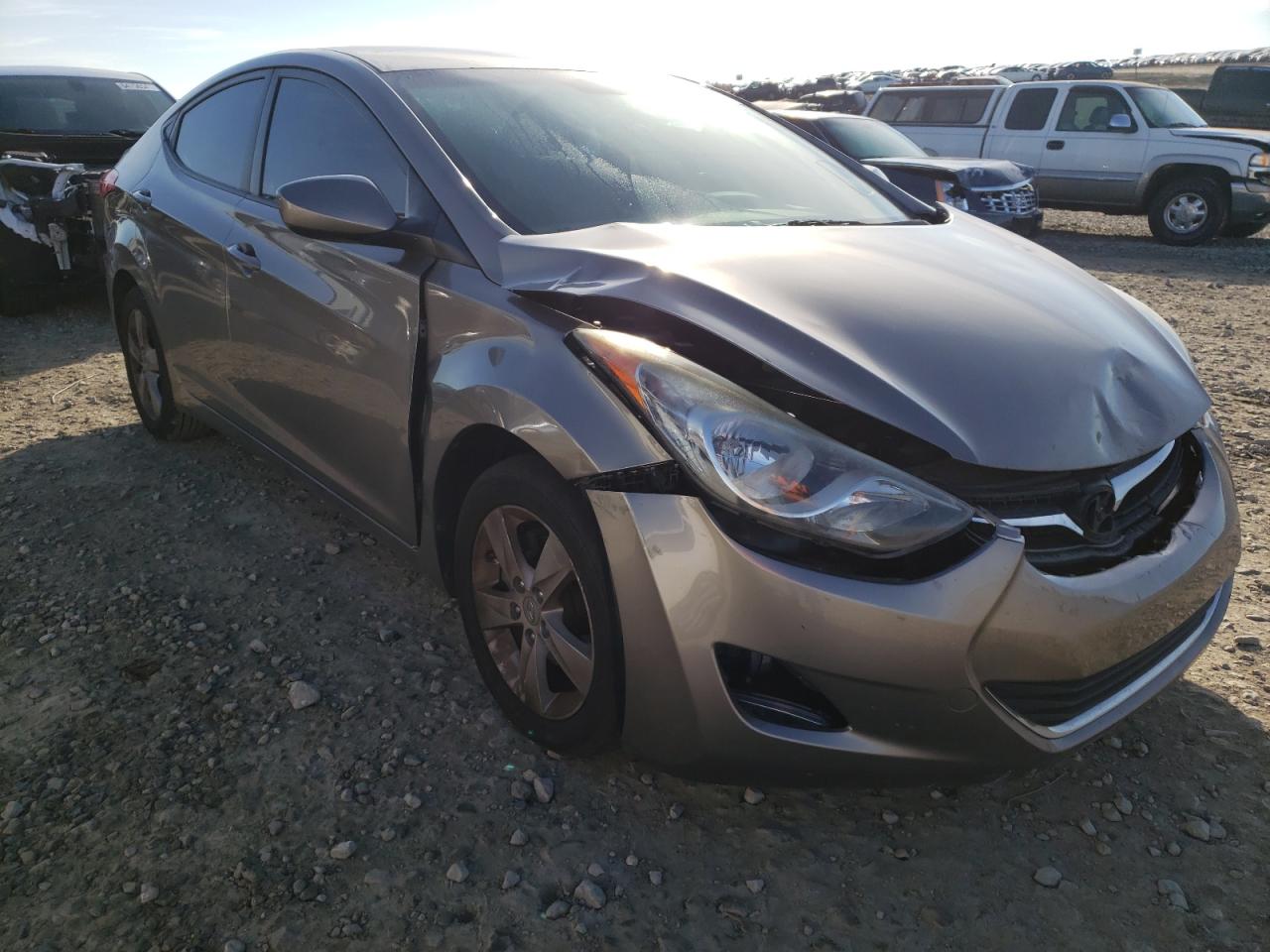 HYUNDAI ELANTRA GL 2012 with VIN 5NPDH4AE7CH066757 - Photo from auction