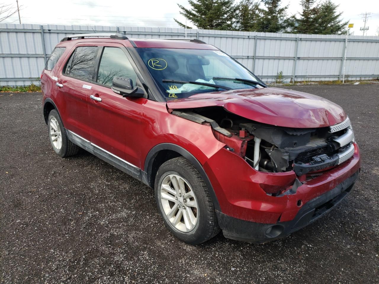 FORD EXPLORER X 2014 with VIN 1FM5K7D97EGA29331 - Photo from auction