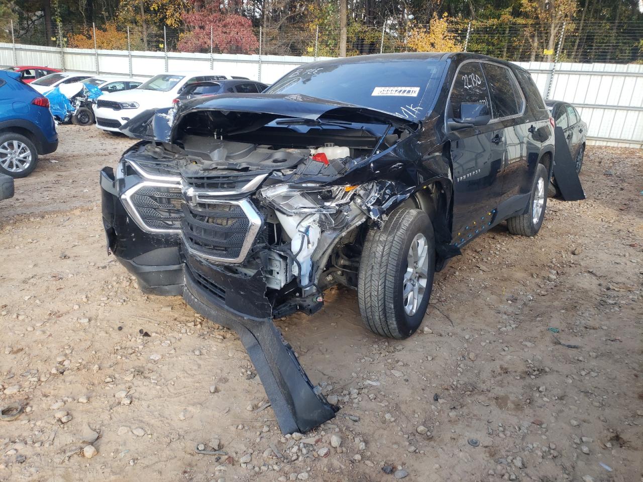 Photo 2 from auction – 2021 CHEVROLET TRAVERSE L with VIN 1GNERFKW6MJ185534
