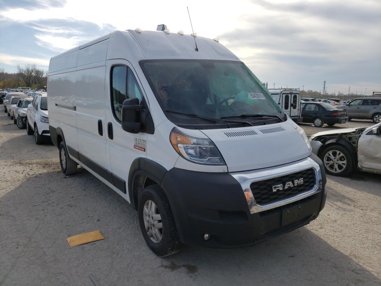 RAM PROMASTER 2021 with VIN 3C6MRVJGXME500316 - Photo from auction