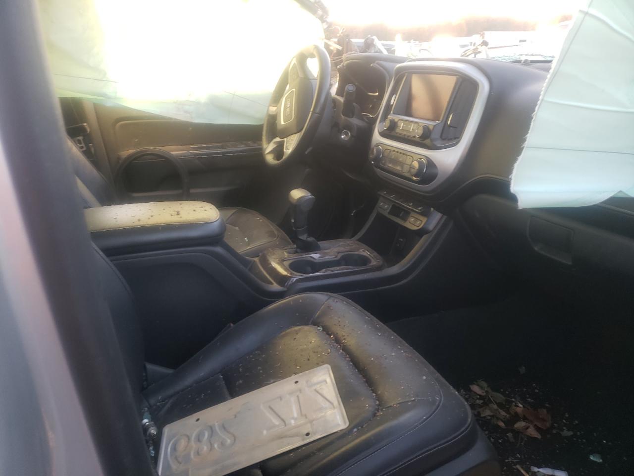 Photo 5 from auction – 2016 GMC CANYON SLT with VIN 1GTG6DE37G1119871