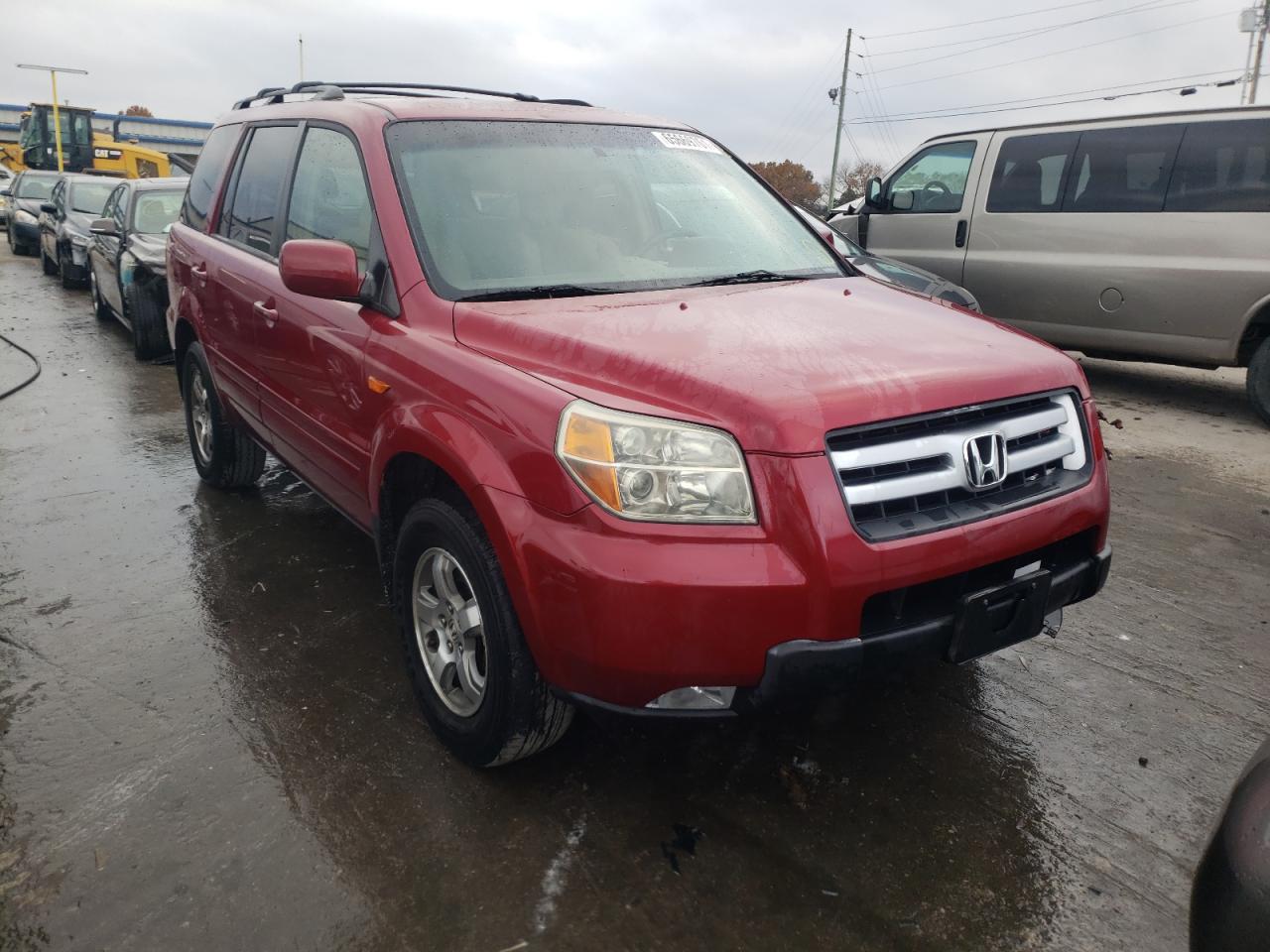 HONDA PILOT EX 2006 with VIN 5FNYF284X6B030802 - Photo from auction