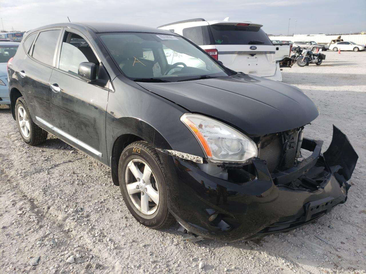 NISSAN ROGUE S 2013 with VIN JN8AS5MV8DW605070 - Photo from auction