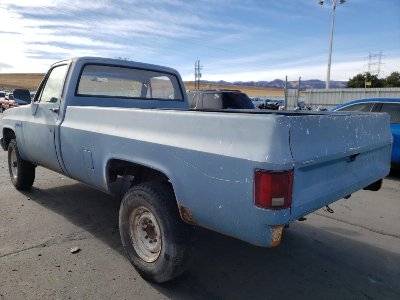 Photo 3 from auction – 1987 CHEVROLET V20 with VIN 1GCEV24K6HJ143166