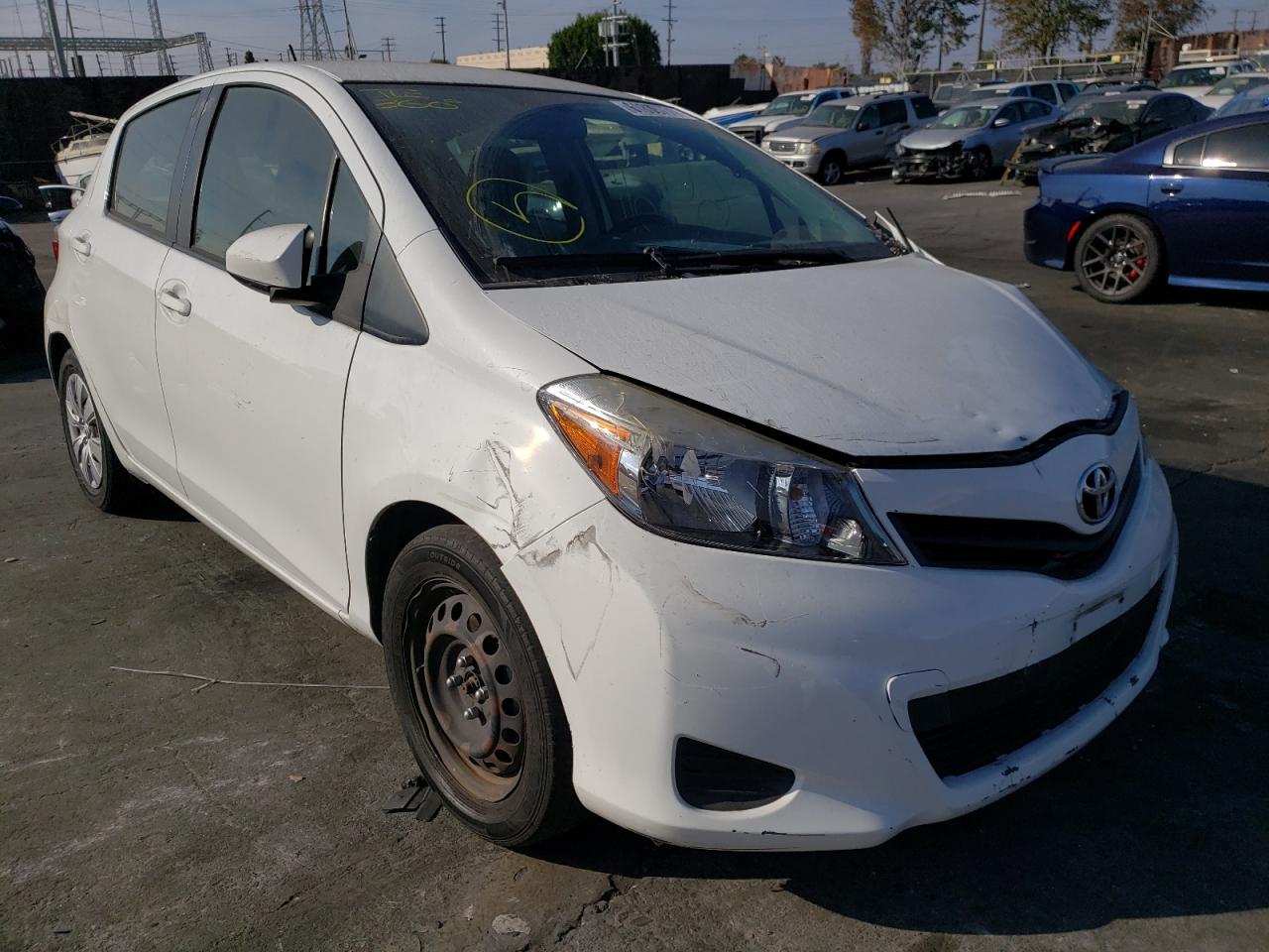 TOYOTA YARIS 2013 with VIN JTDKTUD35DD568917 - Photo from auction