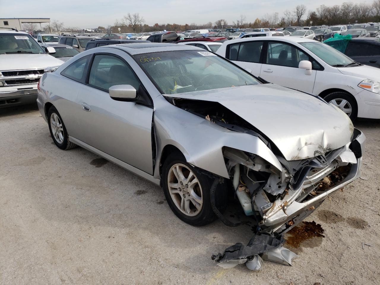 HONDA ACCORD EX 2007 with VIN 1HGCM72777A012317 - Photo from auction