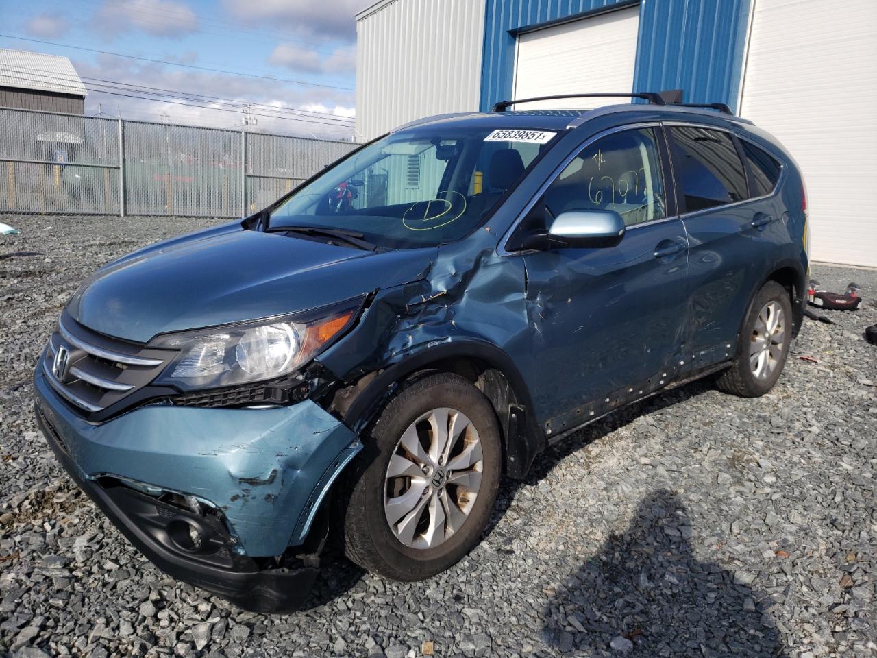 Photo 9 from auction – 2014 HONDA CR-V EX with VIN 2HKRM4H57EH119757
